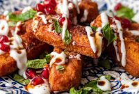 Golden Crispy Halloumi Fries