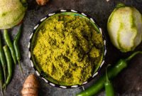 Vibrant Green Thai Curry Paste