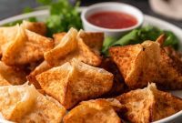 Crispy Creamy Crab Rangoon