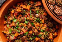 Spiced Beef and Sweet Potato Tagine