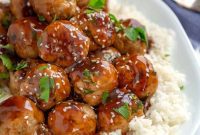 Sticky Teriyaki Turkey Meatballs