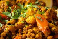 Moroccan Cauliflower and Carrot Tagine