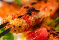 Fiery Chicken Adana Skewers