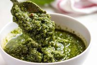 Homemade Basil Pesto