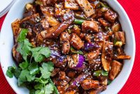 Fiery Szechuan Pork and Eggplant Medley
