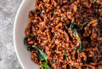Spicy Thai Basil Pork