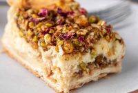 Decadent Baklava Cheesecake Bars