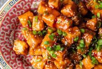 Golden Honey Glazed Tofu Stir-Fry