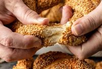 Turkish Simit The Golden Sesame Ring