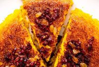 Golden-Crusted Persian Saffron Tachin