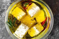Zesty Herb and Chili Marinated Feta