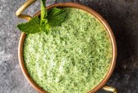 Vibrant Cilantro Mint Chutney