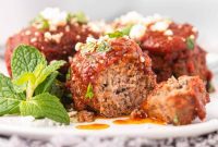 Savory Greek Soutzoukakia Meatballs