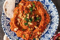 Muhammara: Mediterranean Red Pepper Walnut Dip