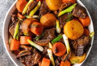 Tender Korean Braised Short Ribs Galbi Jjim