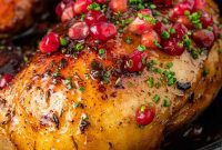 Jeweled Pomegranate Chicken