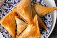 Golden Spanakopita Triangles