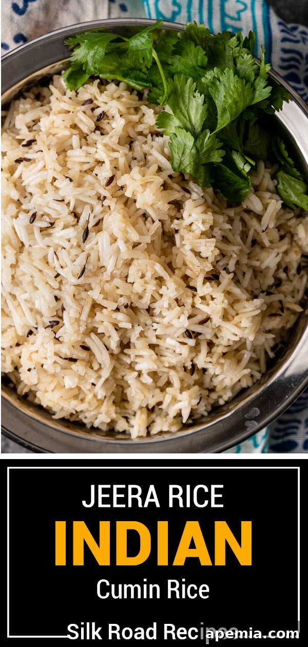 Aromatic Jeera Rice 10 titled image (and shown): jeera rice indian cumin rice
