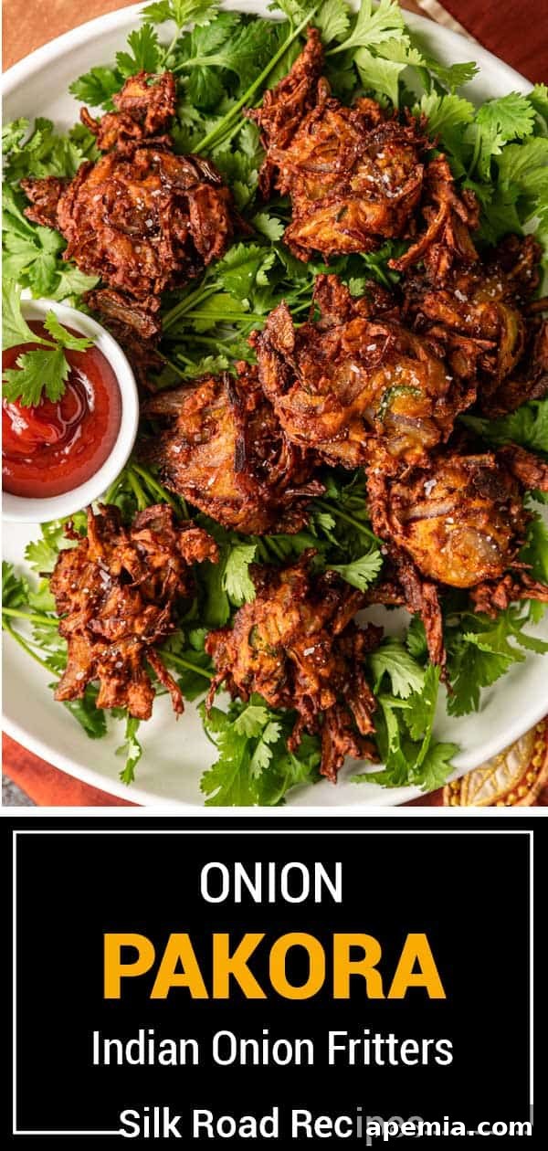 titled image (and shown): onion pakora indian onion fritters