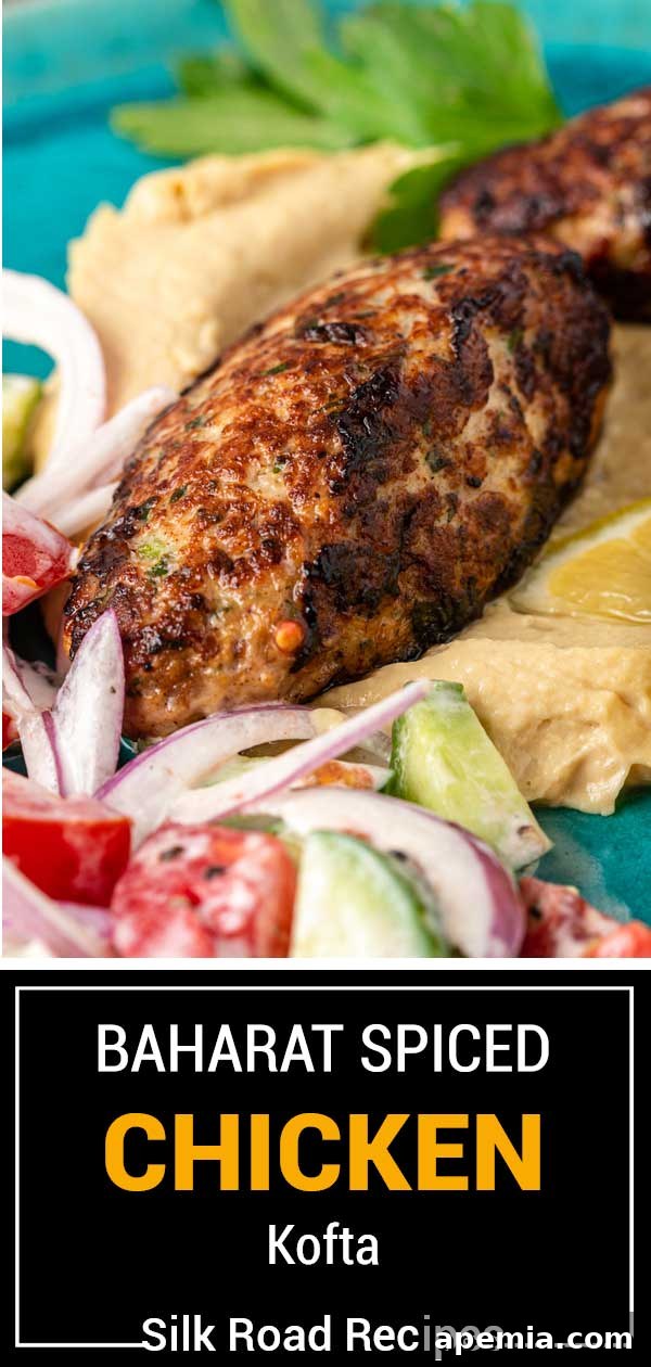 titled image (and shown): baharat spiced chicken kofta