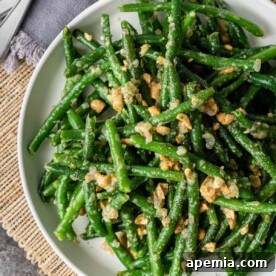 Plate of Asian Green Beans