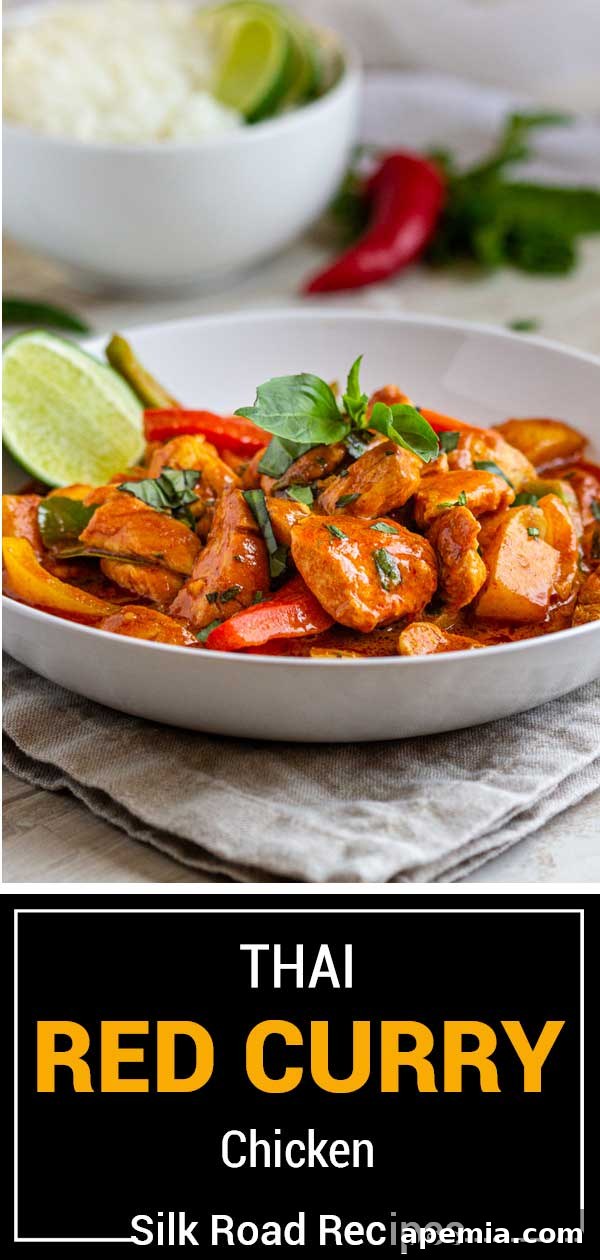 titled image (and shown): thai red curry chicken