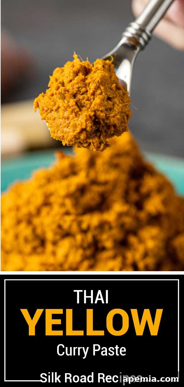 titled image (and shown): thai yellow curry paste