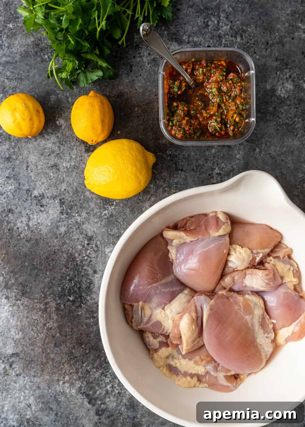 ingredients for Chermoula Chicken