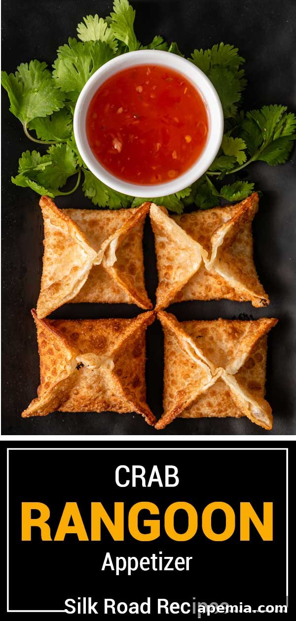 titled image (and shown) Crab Rangoon Appetizer