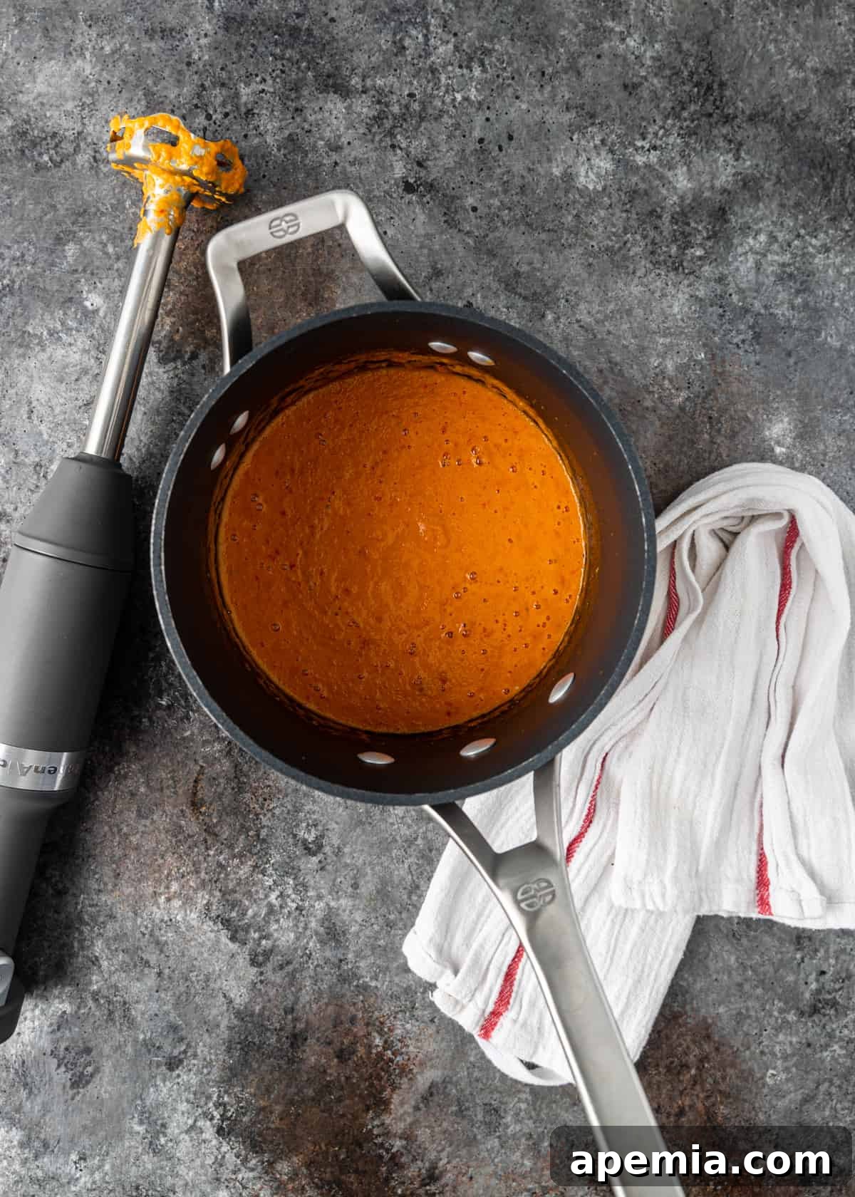 Peri Peri Sauce in a pan