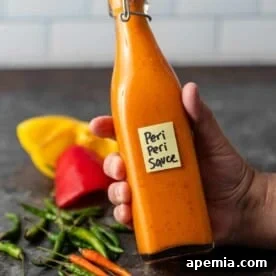 Peri Peri Sauce in a bottle
