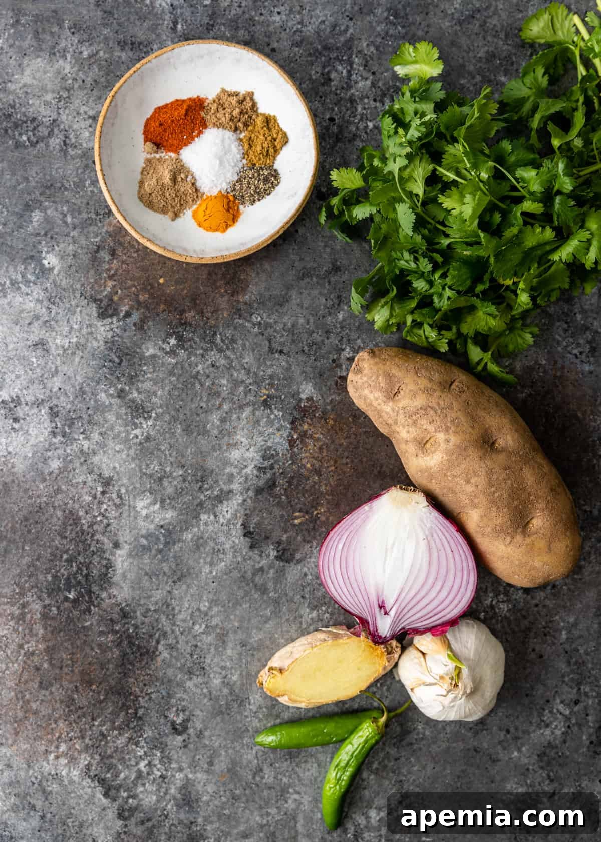 ingredients to make Potato Pakora