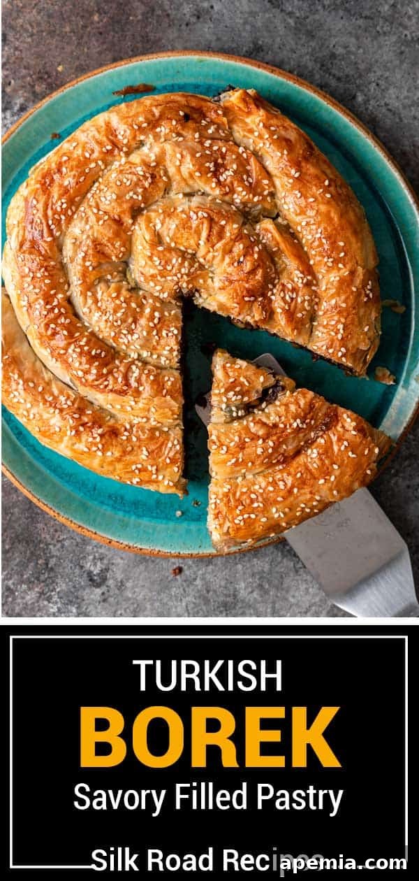 titled image (and shown): turkish borek savory filled pastry
