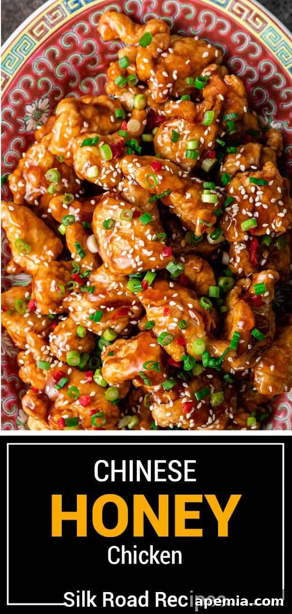 titled image (and shown) chinese honey chicken