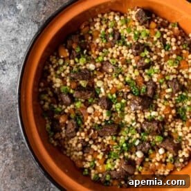 Finished Lamb and Couscous Dish