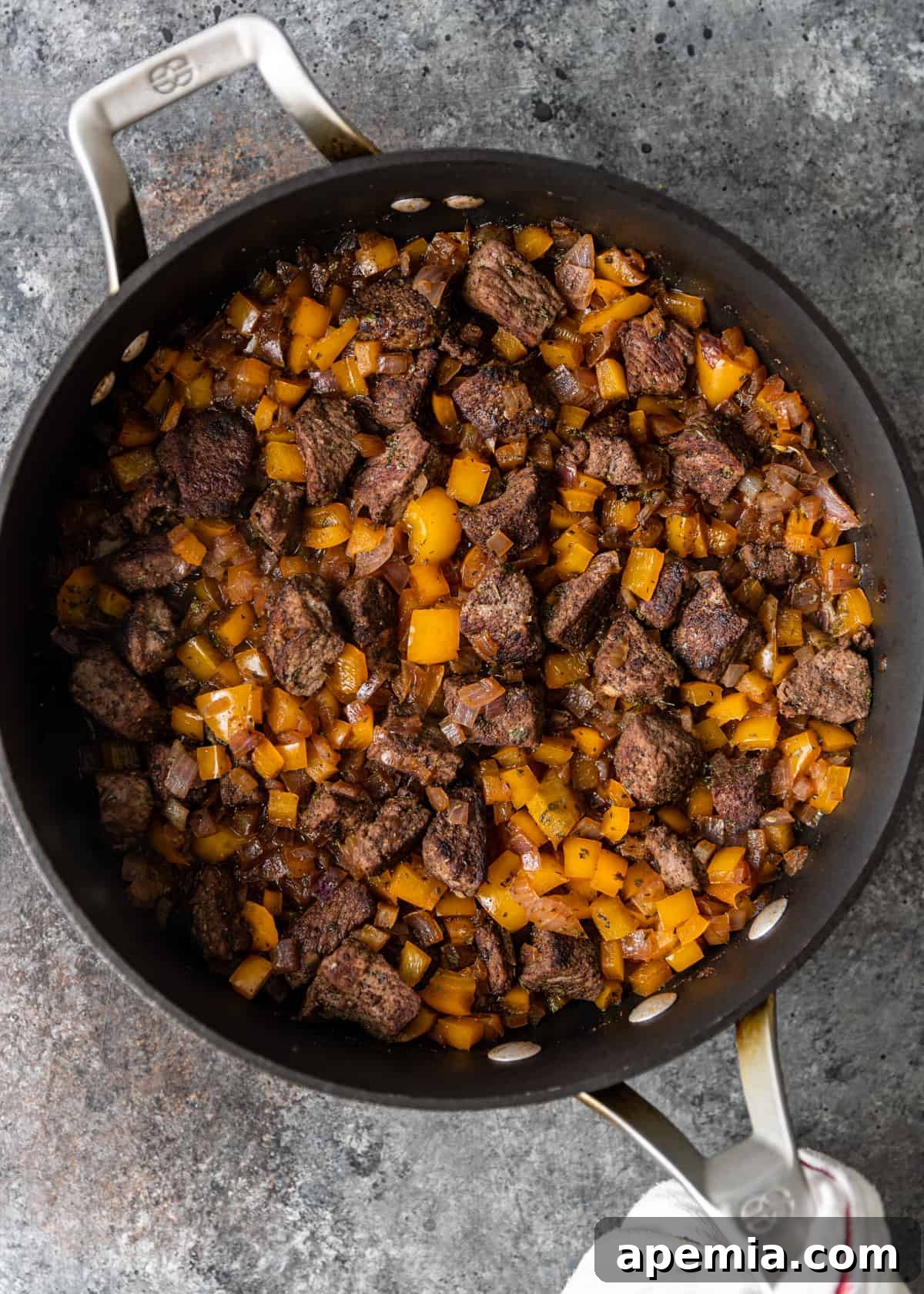 cooking in a skillet