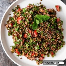 Lentil Tabbouleh Salad