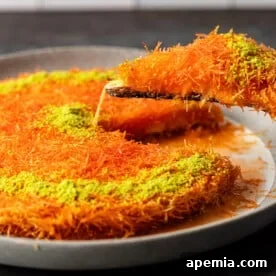 Knafeh Middle Eastern Pastry