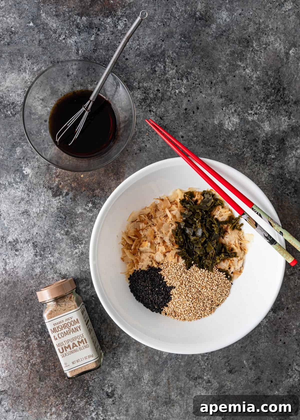 overhead: seasonings for furikake