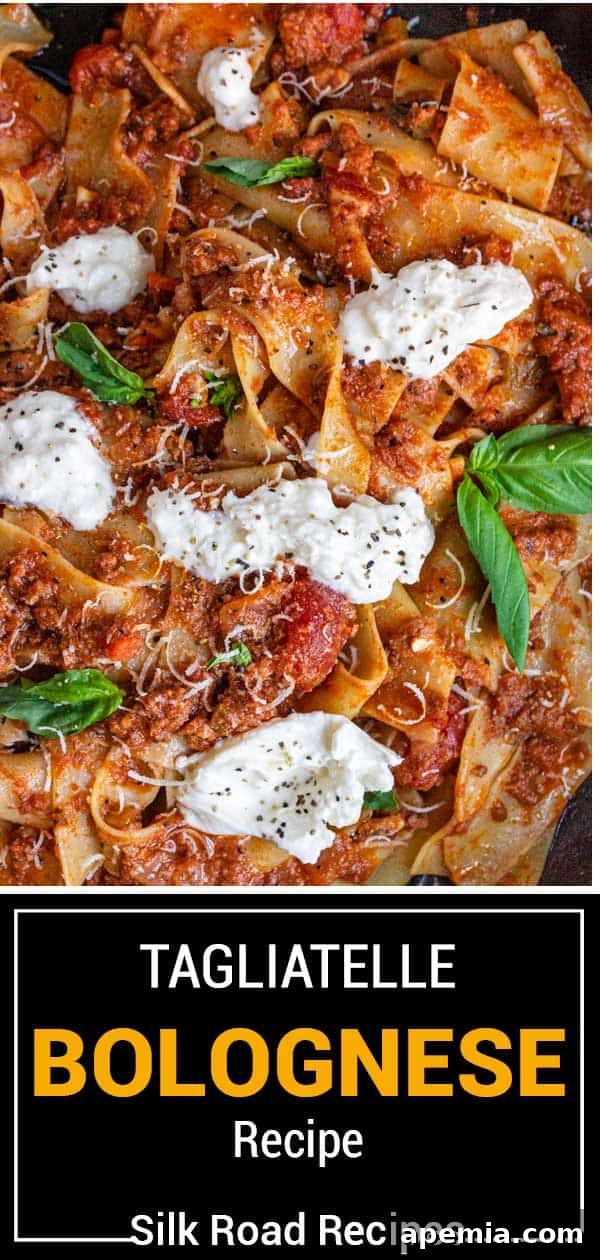 titled image (and shown): tagliatelle bolognese recipe
