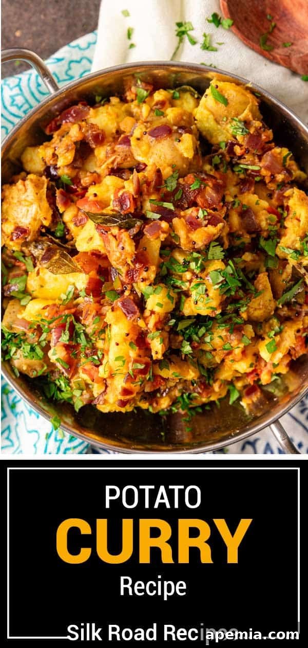 titled image (and shown): potato curry recipe