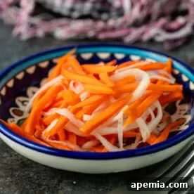 Vietnamese Pickled Carrots and Daikon