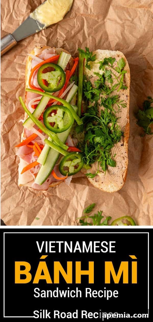 titled image (and shown): vietnamese bánh mì sandwich recipe