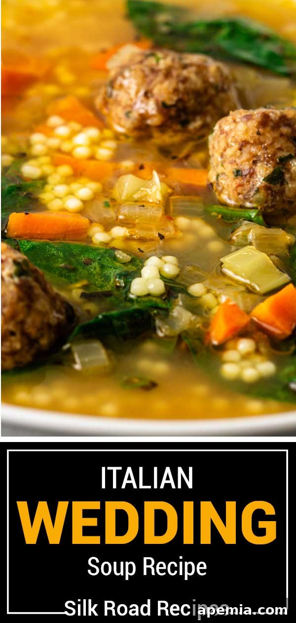 titled image (and shown): Italian wedding soup recipe