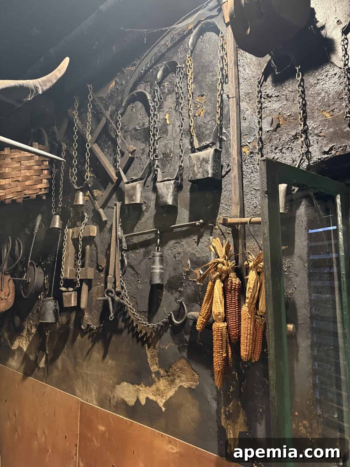 Croatian smoke room interior