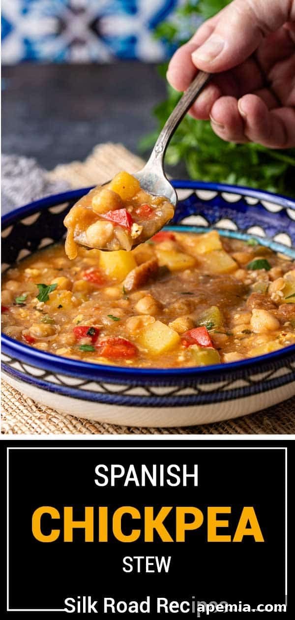 titled image (and shown) spanish chickpea stew