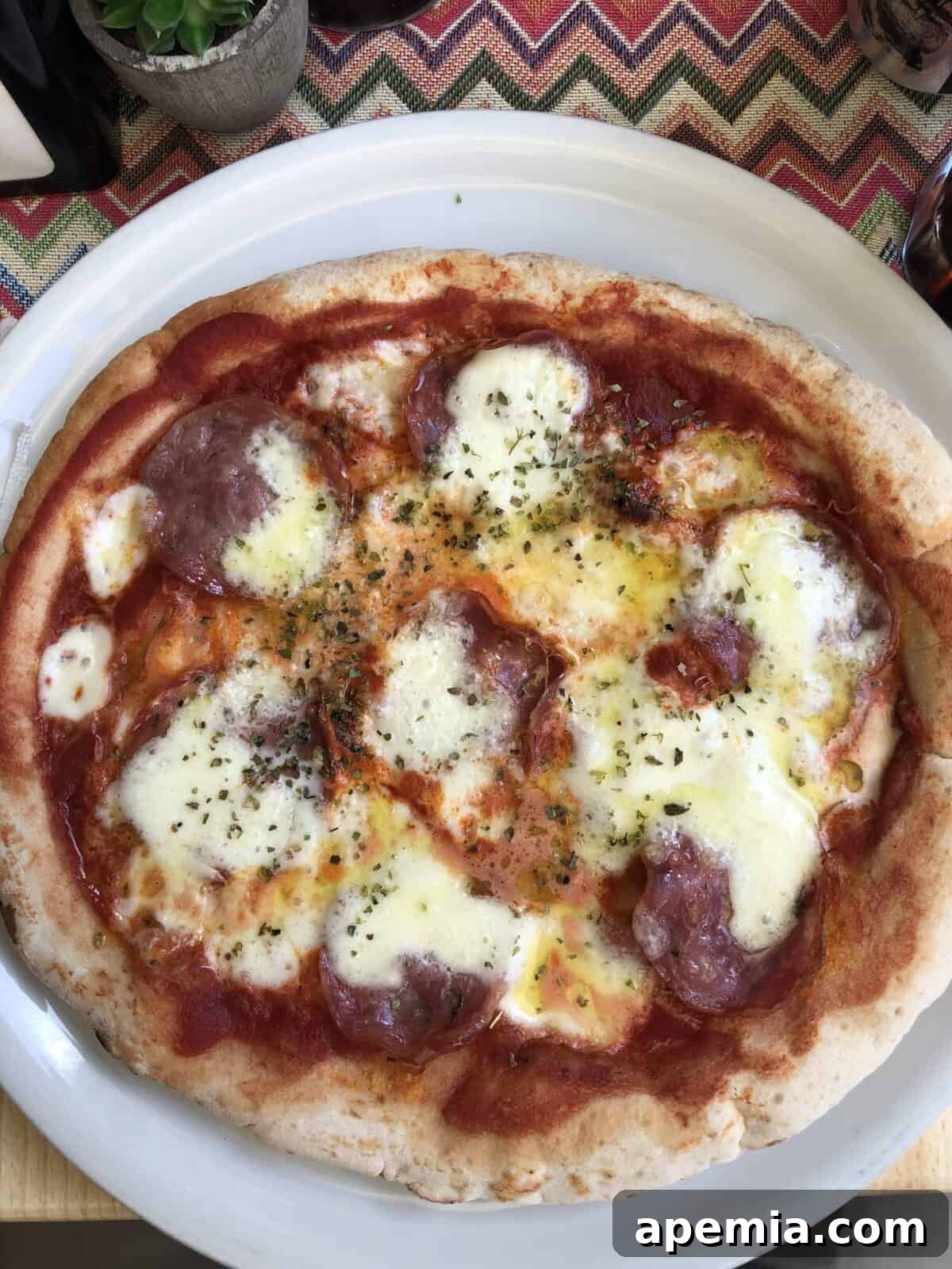 closeup process shot: THE perfect Naples pizza