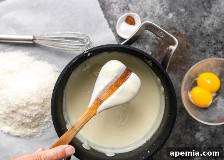 overhead: making bechamel sauce for my pastitsio recipe