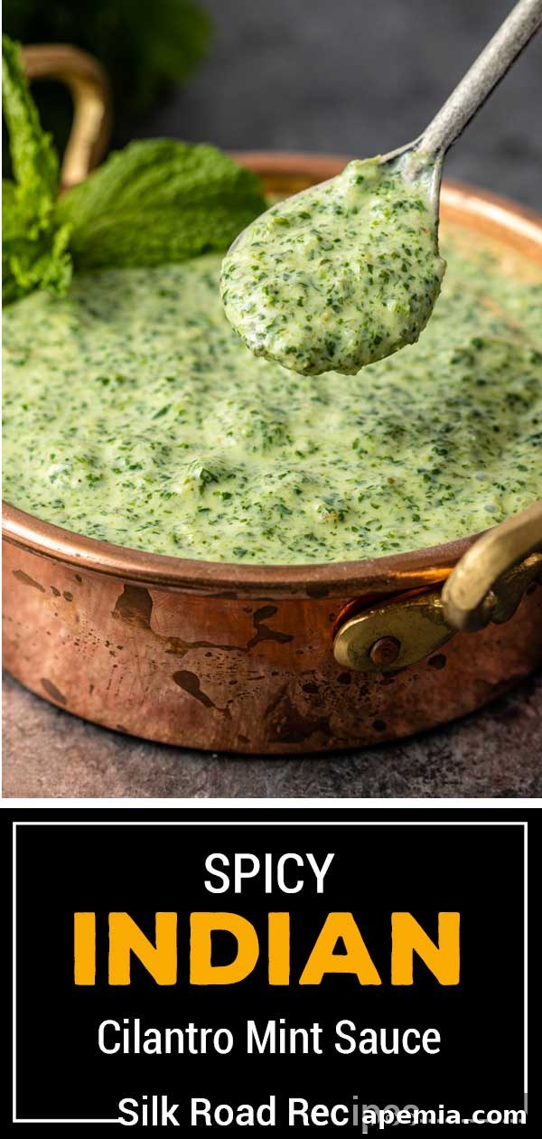 titled image (and shown): spicy indian cilantro mint sauce