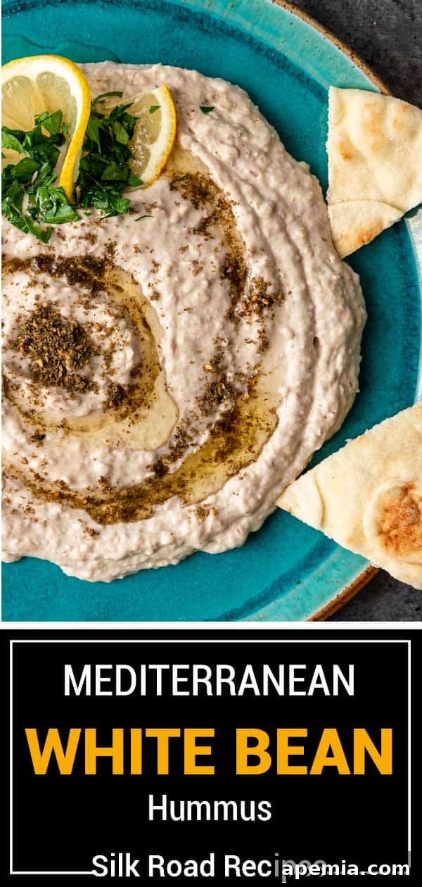 titled image (and shown): mediterranean white bean hummus